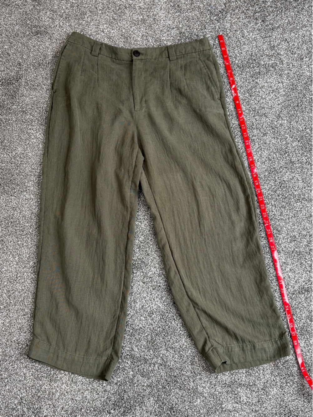 Women’s Wide Leg Olive Green Casual Pants